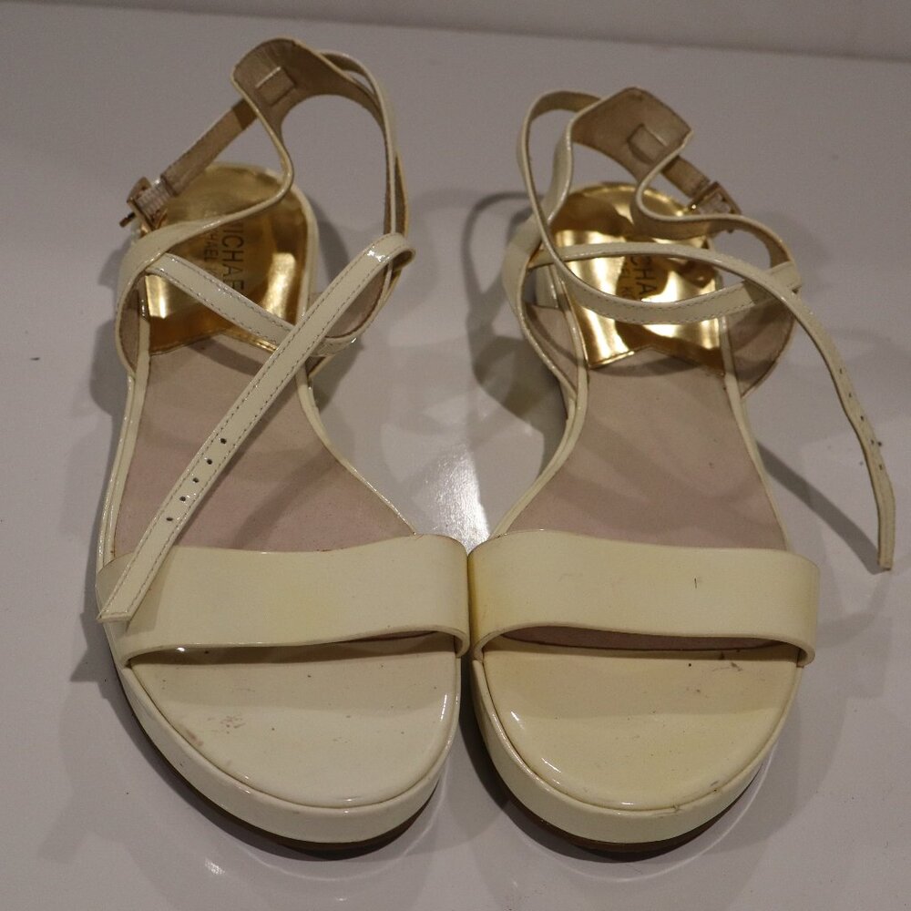 Michael Kors White Sandals - Size 8